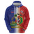 Hispaniola Personalized Zip Hoodie Dominican Republic Haiti Map