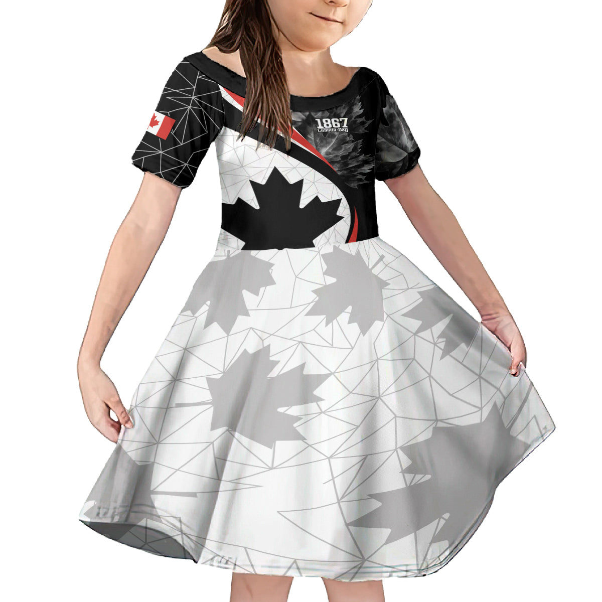 Personalized Canada Day Sine 1867 Family Matching Puletasi and Hawaiian Shirt With National Maple Leaf - Wonder Print Shop