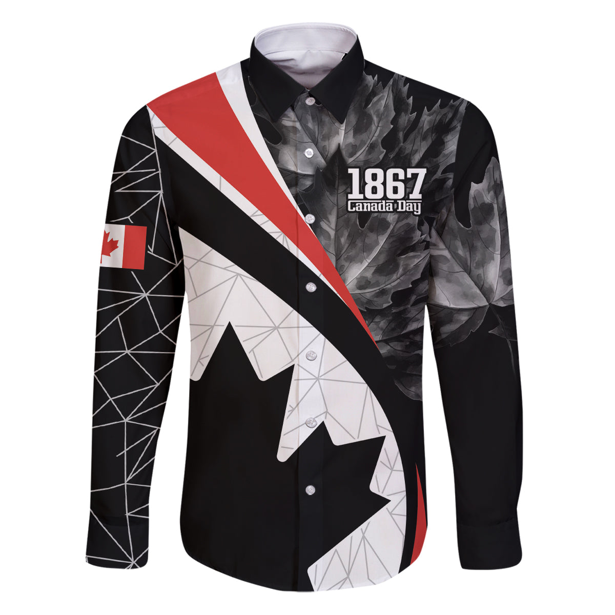 Personalized Canada Day Sine 1867 Family Matching Puletasi and Hawaiian Shirt With National Maple Leaf - Wonder Print Shop