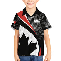 Personalized Canada Day Sine 1867 Family Matching Puletasi and Hawaiian Shirt With National Maple Leaf - Wonder Print Shop