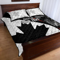 Personalized Canada Day Sine 1867 Quilt Bed Set With National Maple Leaf - Wonder Print Shop
