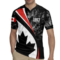 Personalized Canada Day Sine 1867 Rugby Jersey With National Maple Leaf - Wonder Print Shop