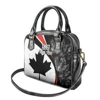 Personalized Canada Day Sine 1867 Shoulder Handbag With National Maple Leaf