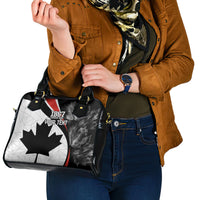 Personalized Canada Day Sine 1867 Shoulder Handbag With National Maple Leaf
