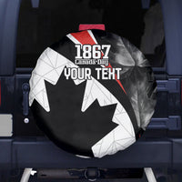 Personalized Canada Day Sine 1867 Spare Tire Cover With National Maple Leaf - Wonder Print Shop