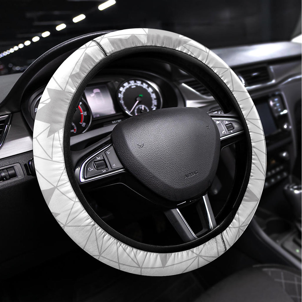Canada Day Sine 1867 Steering Wheel Cover With National Maple Leaf - Wonder Print Shop