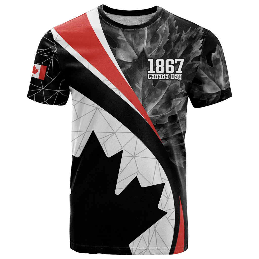 Personalized Canada Day Sine 1867 T Shirt With National Maple Leaf - Wonder Print Shop