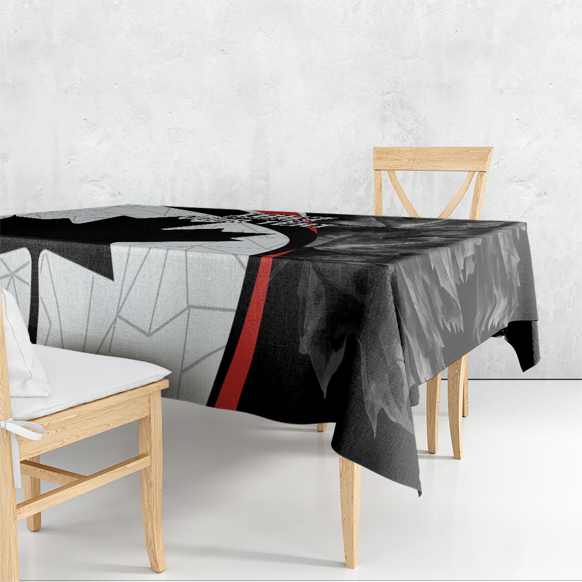 Personalized Canada Day Sine 1867 Tablecloth With National Maple Leaf - Wonder Print Shop