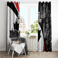 Personalized Canada Day Sine 1867 Window Curtain With National Maple Leaf - Wonder Print Shop