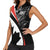 Personalized Canada Day Sine 1867 Women Sleeveless Polo Shirt With National Maple Leaf - Wonder Print Shop