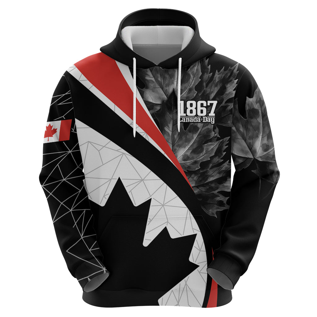 Personalized Canada Day Sine 1867 Zip Hoodie With National Maple Leaf - Wonder Print Shop