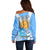 Argentina Off Shoulder Sweater Independence Day - Wonder Print Shop