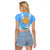 Argentina Raglan Cropped T Shirt Independence Day - Wonder Print Shop