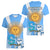 Argentina Women V Neck T Shirt Independence Day - Wonder Print Shop