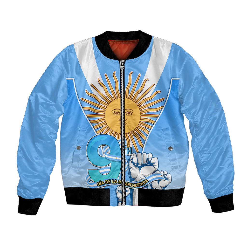 Custom Argentina Bomber Jacket Independence Day LT9 - Wonder Print Shop