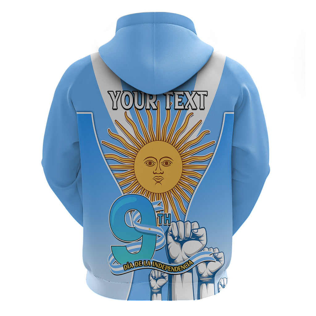 Custom Argentina Hoodie Independence Day - Wonder Print Shop