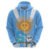 Custom Argentina Hoodie Independence Day - Wonder Print Shop