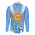 Custom Argentina Long Sleeve Button Shirt Independence Day - Wonder Print Shop