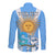 Custom Argentina Long Sleeve Button Shirt Independence Day - Wonder Print Shop