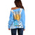 Custom Argentina Off Shoulder Sweater Independence Day - Wonder Print Shop
