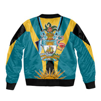 Bahamas Atlantis Sleeve Zip Bomber Jacket Independence Day - Wonder Print Shop