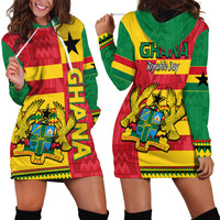 Ghana Hoodie Dress Republic Day - African Kitenge Style - Wonder Print Shop