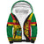 Ghana Sherpa Hoodie Republic Day - African Kitenge Style - Wonder Print Shop