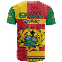 Ghana T Shirt Republic Day - African Kitenge Style - Wonder Print Shop