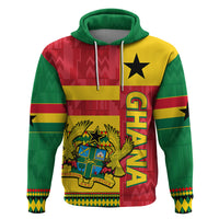Custom Ghana Hoodie Republic Day - African Kitenge Style - Wonder Print Shop