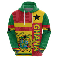 Custom Ghana Hoodie Republic Day - African Kitenge Style - Wonder Print Shop