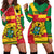 Custom Ghana Hoodie Dress Republic Day - African Kitenge Style - Wonder Print Shop