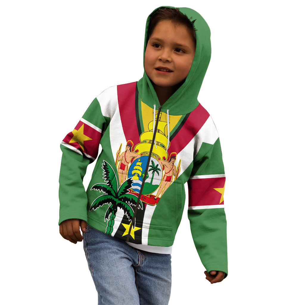Custom Suriname Kid Hoodie Emancipation Day - Wonder Print Shop