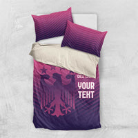 Custom Germany Football Bedding Set Glowing Pink Line LT9 - Wonder Print Shop