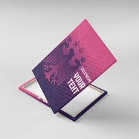 Custom Germany Football Canvas Wall Art Glowing Pink Line LT9 - Wonder Print Shop