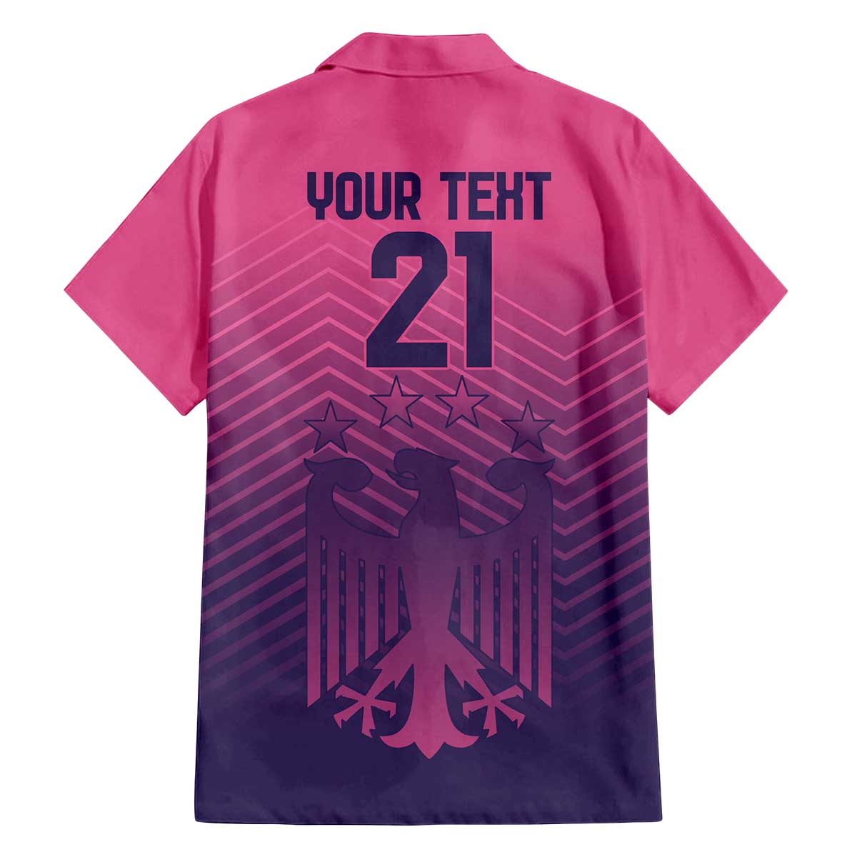 Custom Germany Football Family Matching Puletasi and Hawaiian Shirt Glowing Pink Line - Wonder Print Shop