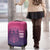 Custom Germany Football Luggage Cover Glowing Pink Line - Wonder Print Shop