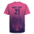 Custom Germany Football Rugby Jersey Glowing Pink Line - Wonder Print Shop