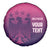 Custom Germany Football Spare Tire Cover Glowing Pink Line - Wonder Print Shop
