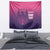 Custom Germany Football Tapestry Glowing Pink Line - Wonder Print Shop