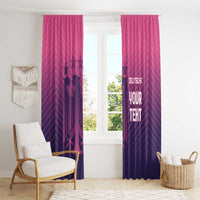 Custom Germany Football Window Curtain Glowing Pink Line - Wonder Print Shop