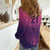 Custom Germany Football Women Casual Shirt Glowing Pink Line - Wonder Print Shop