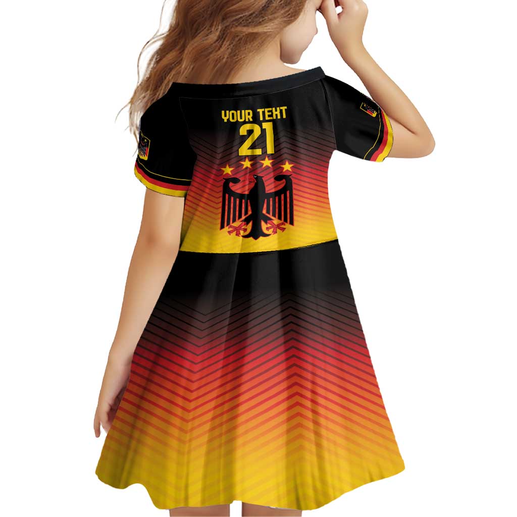 Custom Germany Football Family Matching Long Sleeve Bodycon Dress and Hawaiian Shirt Special Black Eagle Flag Style LT9 - Wonder Print Shop