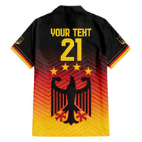 Custom Germany Football Hawaiian Shirt Special Black Eagle Flag Style - Wonder Print Shop