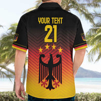 Custom Germany Football Hawaiian Shirt Special Black Eagle Flag Style - Wonder Print Shop
