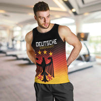 Custom Germany Football Men Tank Top Special Black Eagle Flag Style - Wonder Print Shop