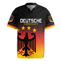 Custom Germany Football Rugby Jersey Special Black Eagle Flag Style - Wonder Print Shop