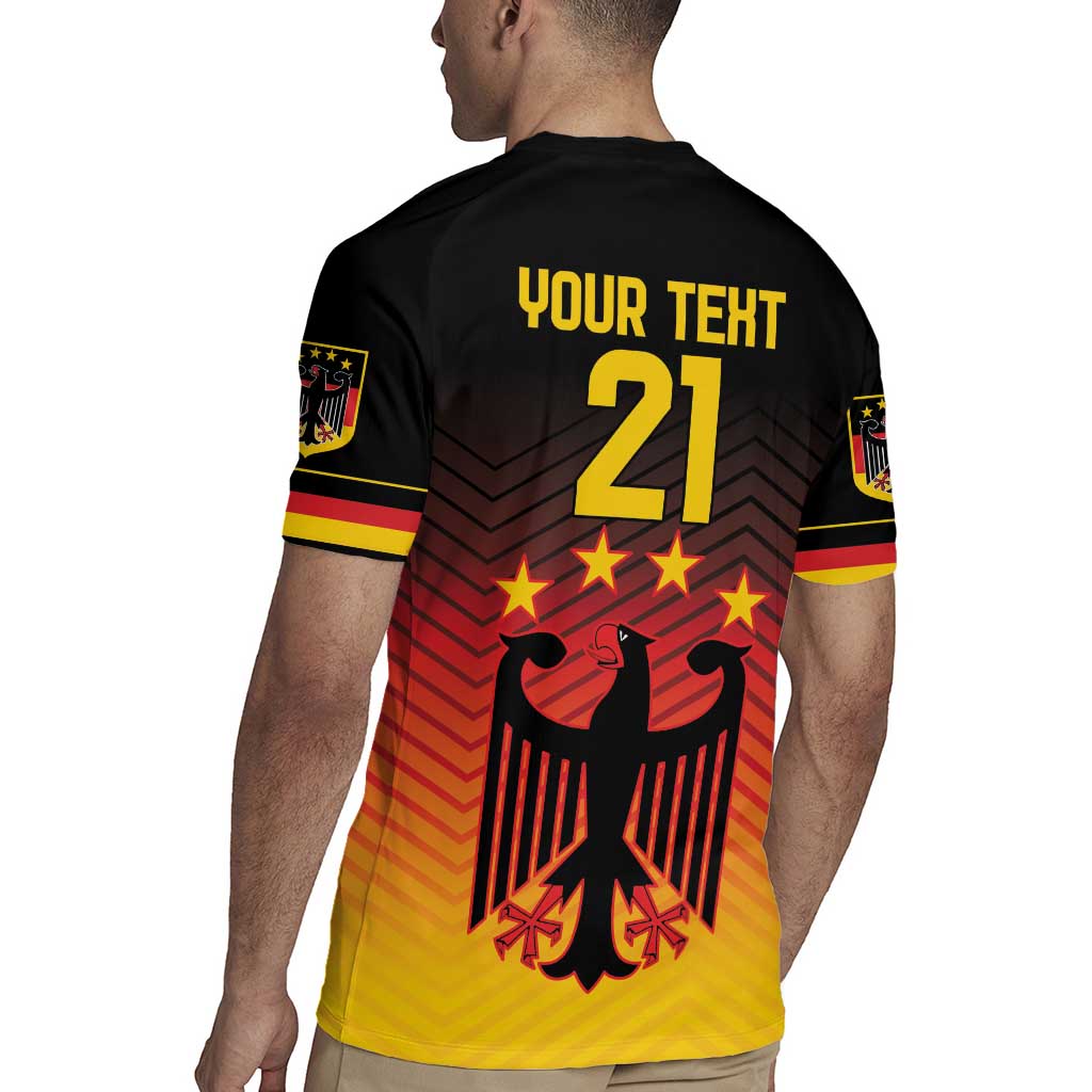 Custom Germany Football Rugby Jersey Special Black Eagle Flag Style - Wonder Print Shop