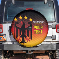 Custom Germany Football Spare Tire Cover Special Black Eagle Flag Style - Wonder Print Shop