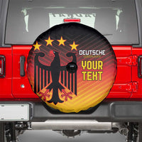 Custom Germany Football Spare Tire Cover Special Black Eagle Flag Style - Wonder Print Shop
