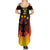 Custom Germany Football Summer Maxi Dress Special Black Eagle Flag Style - Wonder Print Shop